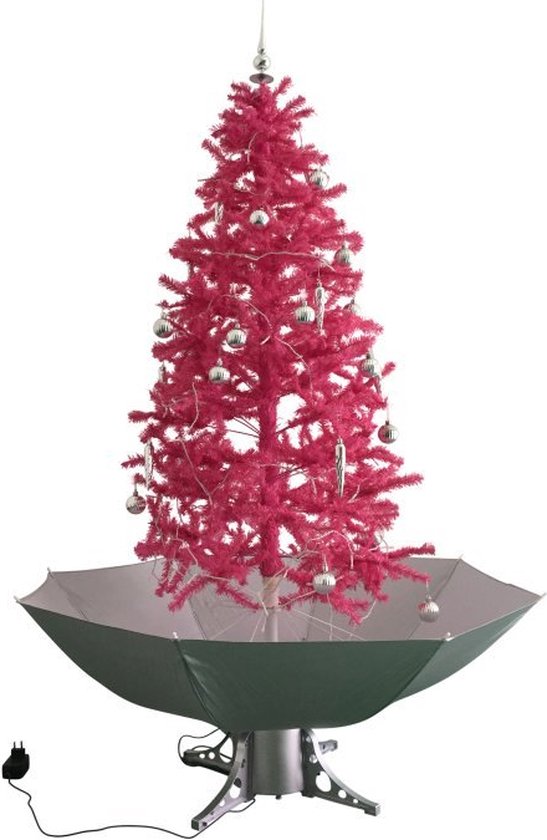Sneeuwende Kerstboom Roze 170 cm KERSTBOOM SNEEUWEND ROZE bol