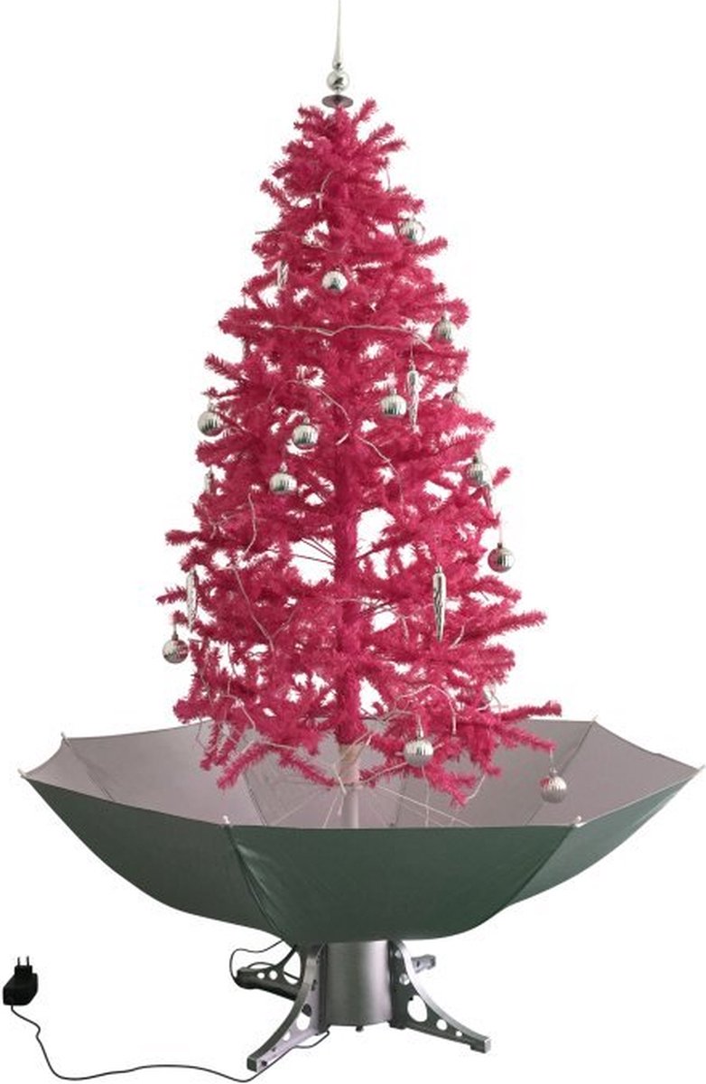 Sneeuwende Kerstboom Roze 170 cm || KERSTBOOM SNEEUWEND ROZE