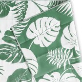 Goliving Buitenkleed Green Flora – Tuintapijt – Buitentapijt – Vloerkleed – Tuinkleed – Omkeerbaar – Incl. Draagtas – 183 x 290 cm – Groen/Wit
