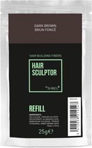 Hair Sculptor remplissage de fibres châtain foncé Sibel 25 gr