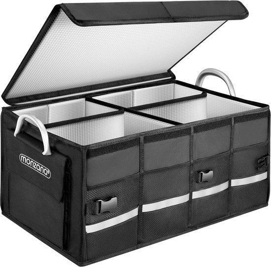 Oasser Kofferbaktas, organizer met deksel, autobox, waterdicht