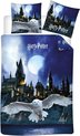 Harry Potter Dekbedovertrek, Magic Castle - Eenpersoons - 140 x 200 cm - Polycotton