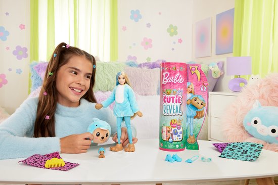 Barbie Cutie Reveal Pop - Barbiepop - Teddybeer Dolfijn — afbeelding 4