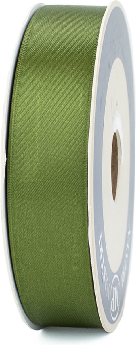 Satijn lint - groen cadeaulint van satijn - 25 mm - Rol van 50 meter