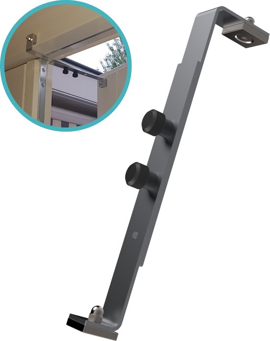 Deurvastzetter magnetisch Kierr® Click 200- Zonder boren en schroeven - Deuruitzetter Windhaak - Deuropenhouder - Deurstopper ook voor op Kunststof - Magnetisch - Zelfklevend - Huisdieren