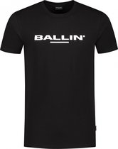 Ballin Amsterdam - T-shirt coupe slim pour homme - Zwart - Taille XXL