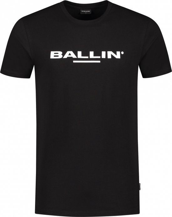 Ballin Amsterdam - Jongens Regular fit T-shirts Crewneck SS - Black - Maat XXL