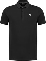 Ballin Amsterdam - Heren Slim fit T-shirts Polo SS - Black - Maat L