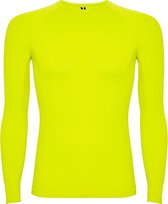 2 Pack Lime Groen thermisch sportshirt met raglanmouwen naadloos model Prime maat M-L