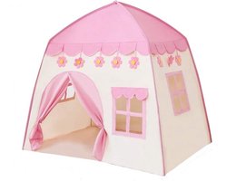 foto van Bobbel Home - Speeltent XL - Met LED-verlichting - Roze Tent - Voor Kinderen