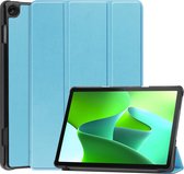 Hoesje Geschikt voor Lenovo Tab M10 (3rd gen) Hoes Case Tablet Hoesje Tri-fold - Hoes Geschikt voor Lenovo Tab M10 (3e gen) Hoesje Hard Cover Bookcase Hoes - Lichtblauw