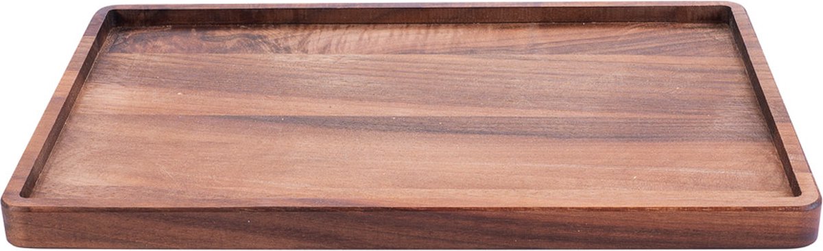 Bowls and Dishes Pure Walnut Wood | Duurzaam | Serveertray rechthoekig L 28 x 17 cm | walnoot hout | cadeautip!