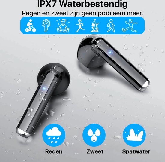 Draadloze Oordopjes - Bluetooth Oordoppen - Geschikt voor iOS & Android - Lange Batterijduur - Comfortabel Draagcomfort - Geweldige Geluidskwaliteit - Origineel Phreeze