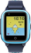 DARZ Smartwatch voor kinderen - Smartwatches - Smartwatch kind - GPS horloge kind – GPS tracker kind met bel en videofunctie - 4G videobellen - spatwaterdicht - SOS alarm – Blauw