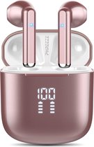 Draadloze Oordopjes - Roze Goud - Bluetooth - Universeel - Lange Batterijduur - Comfortabel Draagcomfort - Geweldige Geluidskwaliteit - Origineel Phreeze