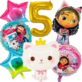 Gabby's poppenhuis - Gabby's dollhouse set 5 73x42cm - Folie Ballon - Panda Poek - Themafeest - Verjaardag - Ballonnen - Versiering - Helium ballon