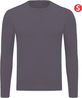 Livano Thermokleding - Thermoshirt - Thermo - Voor Heren - Shirt - Betonkleur - Maat S