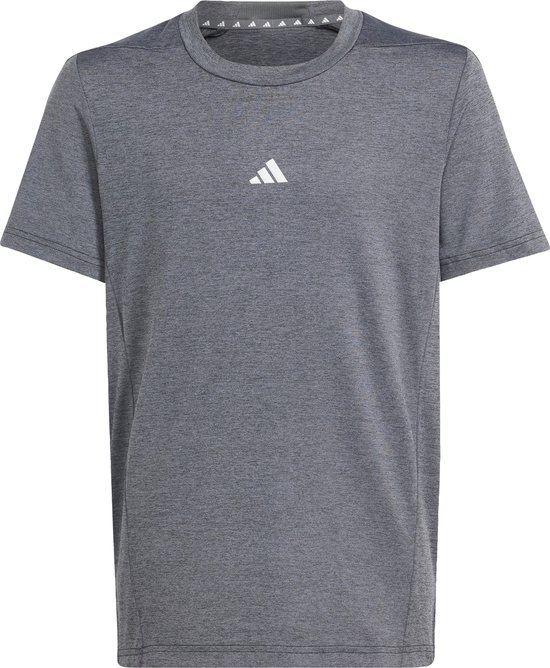 adidas Sportswear Training AEROREADY Heather T-shirt Kids - Kinderen - Zwart- 116