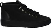 Blackstone Yuka - Nero - Sneaker (mid) - Vrouw - Black - Maat: 36
