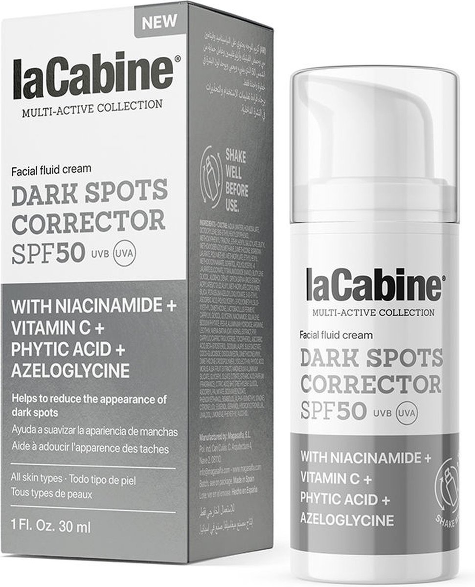 La Cabine Dark Spots Corrector Facial Fluid Cream Spf50 30 Ml