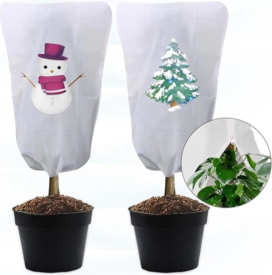 Vliesdoek voor planten en bomen tegen vorst: alle soorten op een rij 22 2x Vorsthoezen - 80 x 100 cm