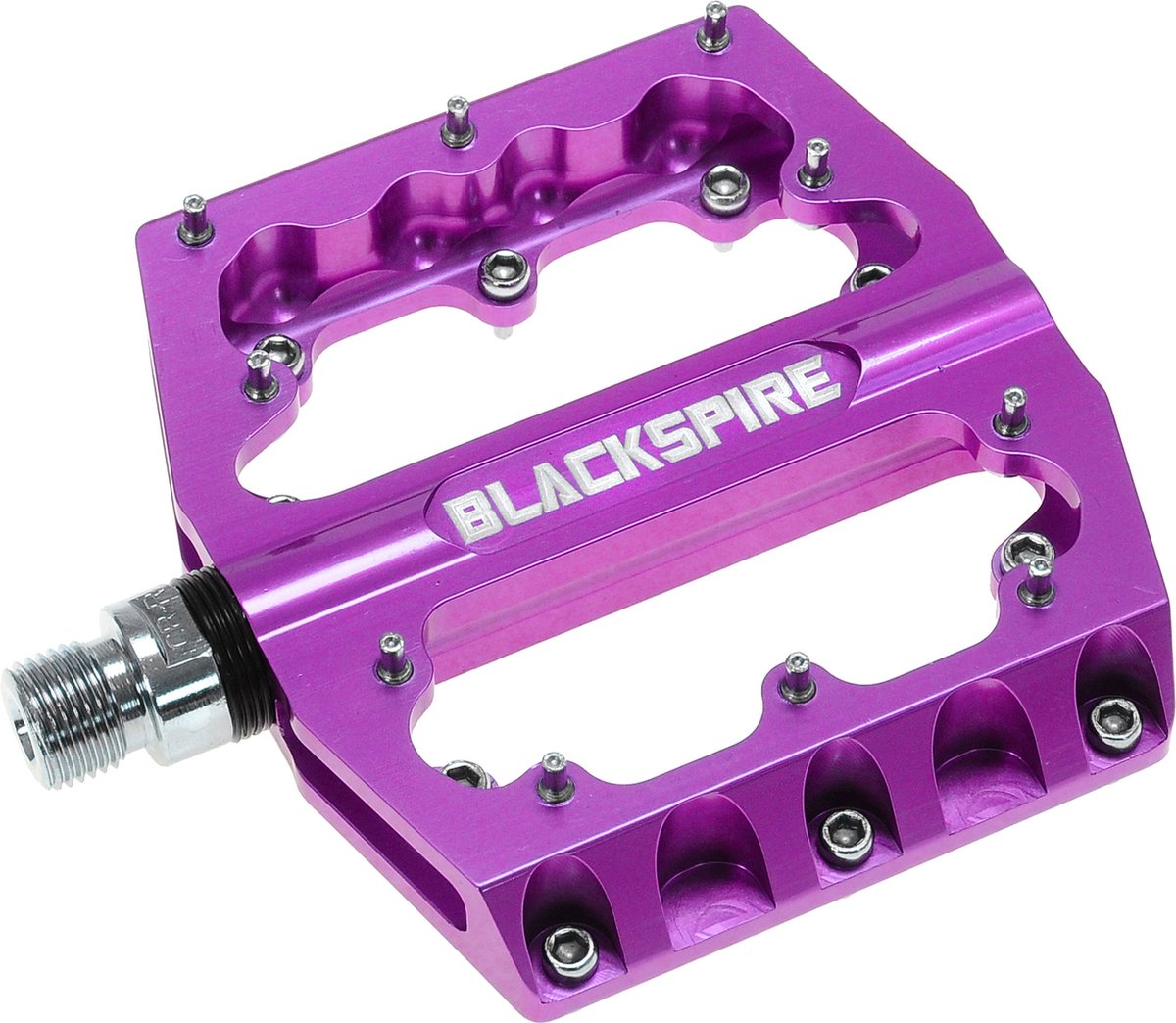 Blackspire - Sub 420 CNC Pedalen Blackspire inclusief gemonteerde vervangbare pennen Paars