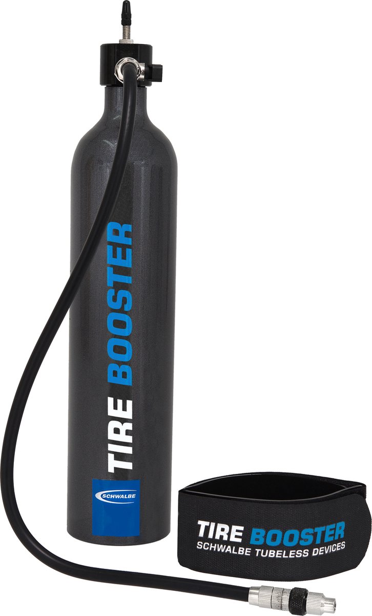 Schwalbe Tire Booster pomp voor tubeless banden 11 bar