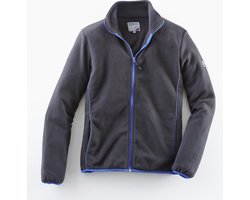 Terrax Workwear Fleecejas Werk Zwart/Koningsblauw