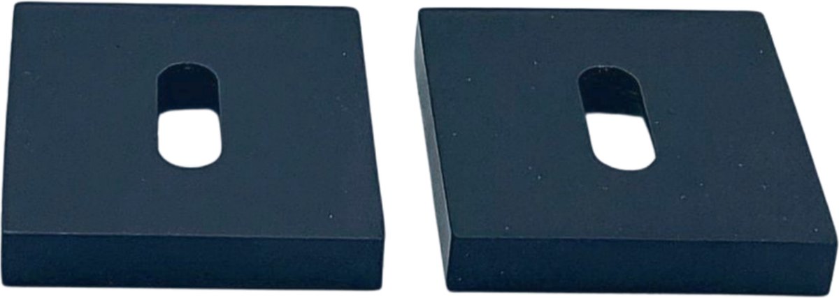 Nima® Sleutelrozet - Vierkant - Mat zwart