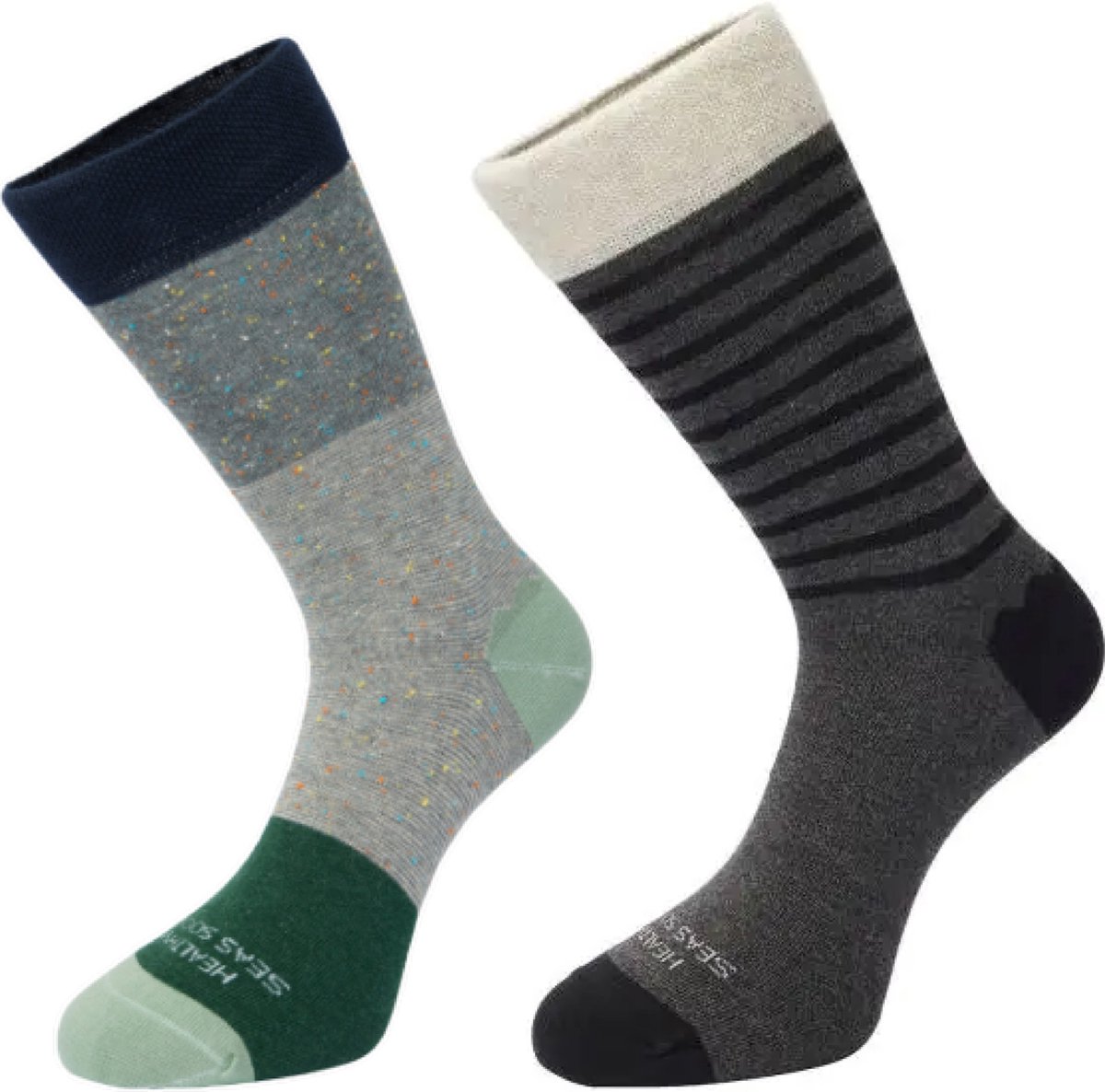 OneTrippel - Healthy Seas Socks - Heren sok - 2 Paar - Elver en Tang - EUR 41-46