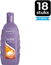 Andrelon Shampoo Glans 300 ml - Voordeelverpakking 18 stuks