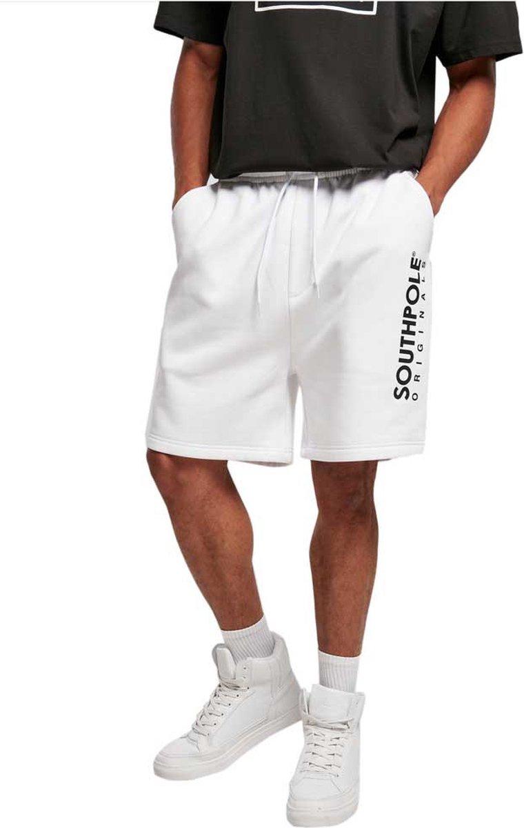 Urban Classics Korte broek -S- Basic Sweat Wit