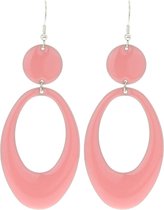 Boucles d'oreilles ovales colorées Behave