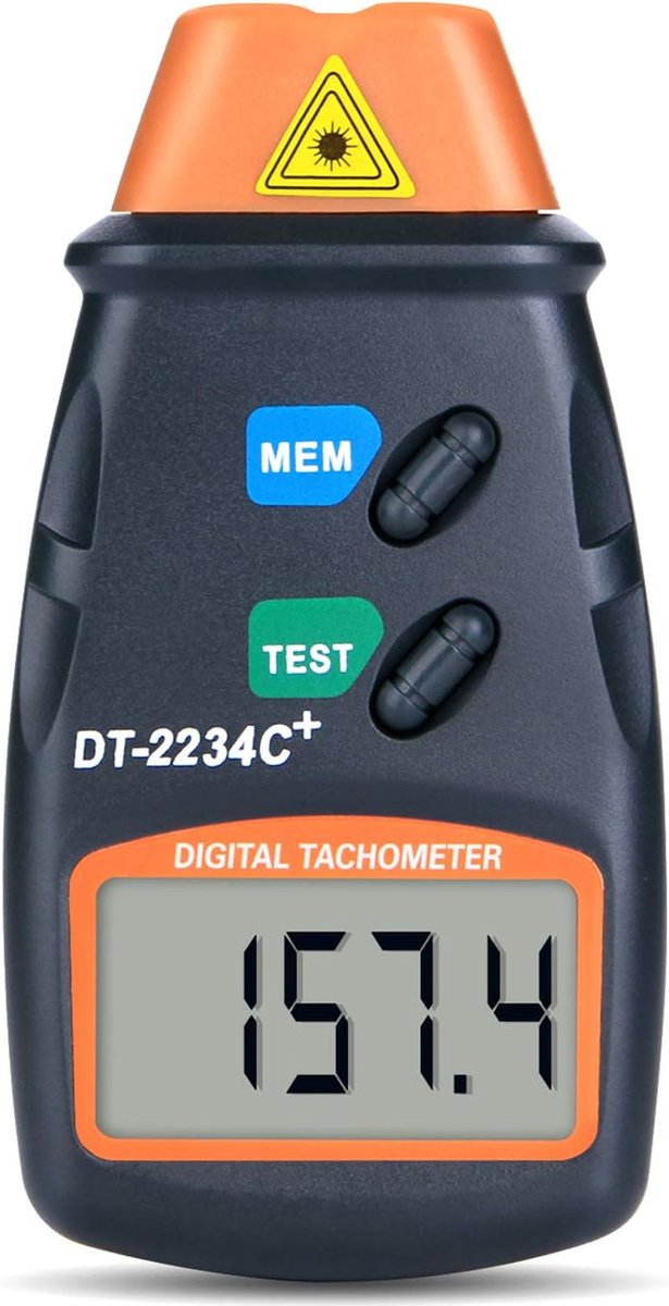 iFoulki Professionele digitale laserfoto-toerenteller Contactloze RPM Tach