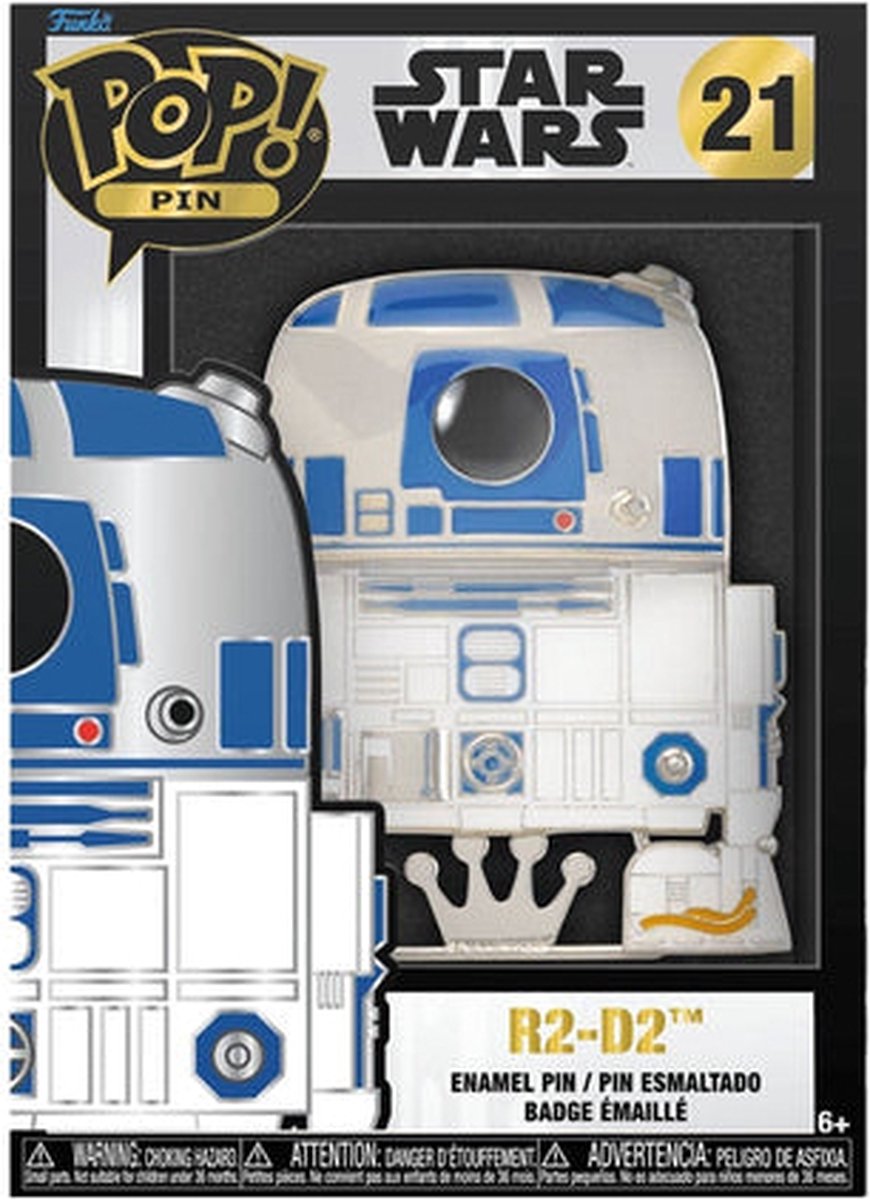 Funko Pop! Sized Pin: Star Wars - R2D2 - 0671803398795