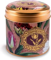Boîte Stroopwafel tulipes rose en relief