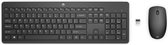 HP 230 - Draadloos Toetsenbord met Muis - Zwart