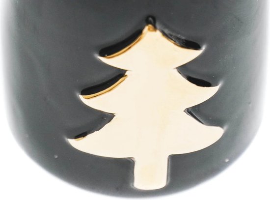 CYLINDRE BOUGEOIR ARBRE DE NOËL HV-6X6X8CM
