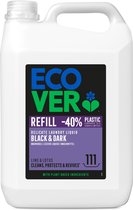 Ecover Wasmiddel Voordeelverpakking 5L - 111 Wasbeurten - Ecologisch & Hernieuwt Donkere Kleuren - Voor Zwart & Donkere Was - Limoen & Lotus Geur
