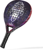 Matchu Sports - Padel Racket - Gorilla - Traanvorm - Padel - Met draagtas - 3K Carbon - Inclusief padel tas
