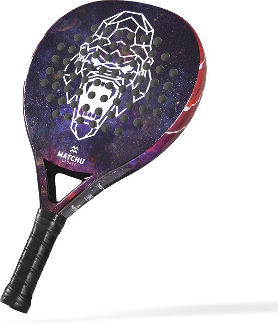 Matchu Sports - Padel Racket - Gorilla - Traanvorm - Padel - Met draagtas - 3K Carbon - Inclusief padel tas
