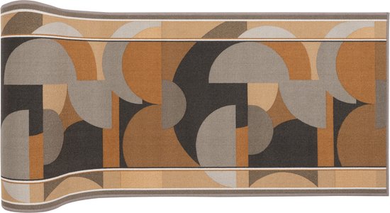 Tapiso – tapis de couloir en caoutchouc antidérapant, marron, Beige, pour couloir, salon, taille 100x300