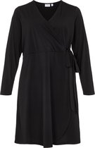 VIBORNEO L/S WRAP DRESS/SU/CUR - NOOS