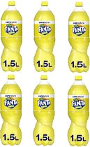 Fanta Citron zéro sucre 6 bouteilles PET x 1,5 litres