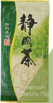 Diepgestoomde Japanse groene thee (fukamushi sencha) Ryokuka 70g- Herkomst: Shizuoka, Japan-Losse thee