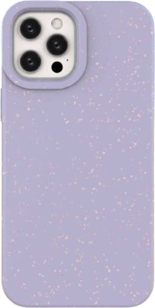 iPhone 12/12 Pro case 100% plastic vrij en biologisch afbreekbaar - paars
