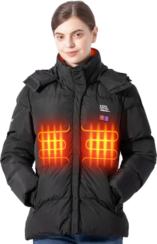 Veste chauffante moto USB batterie Power coton Vêtements veste