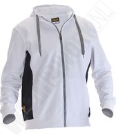 Jobman 5400 Sweatshirt Hoodie 65540020 - Wit/zwart - M