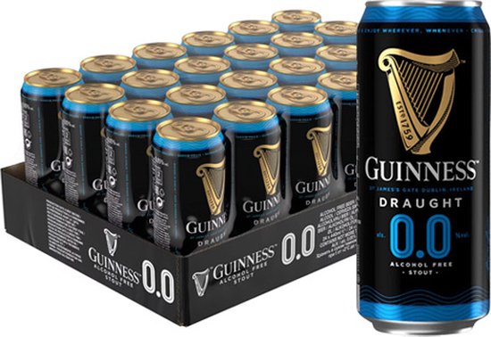 Guinness - Draught 0.0 Stout - 24x 440ml