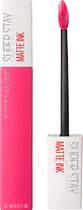 Maybelline New York - SuperStay Matte Ink Lipstick - 30 Romantic - Roze - Matte, Langhoudende Lippenstift - 5 ml
